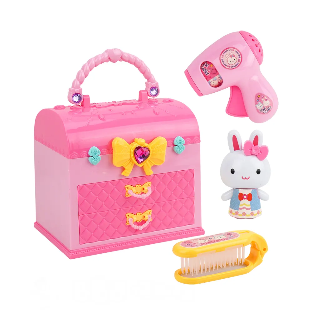 粉紅兔手推車購物車組家家酒(附大公仔)(授權17034) 歷史價格詳細信息