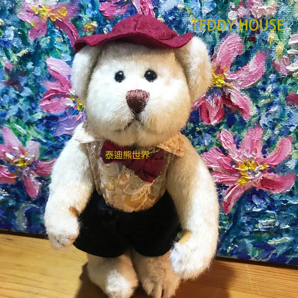 【TEDDY HOUSE】nice teddy 可愛絲質軟毛小泰迪熊藍色(正牌有靈氣好運泰迪熊) 歷史價格詳細信息