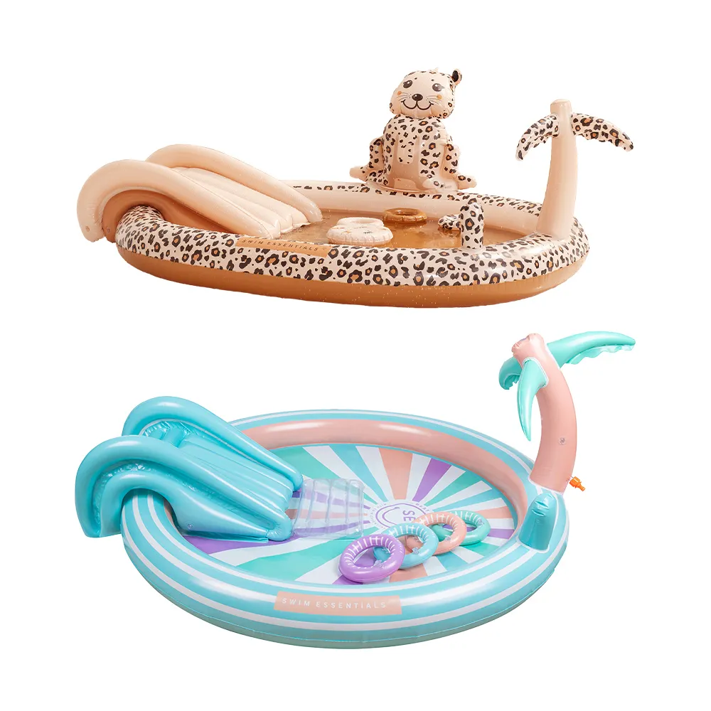 Swim Essentials 荷蘭 充氣造型氣墊床/浮板-閃亮愛心調色盤 歷史價格詳細信息