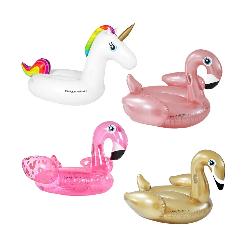 Swim Essentials 荷蘭 充氣造型氣墊床/浮板-閃亮愛心調色盤 歷史價格詳細信息