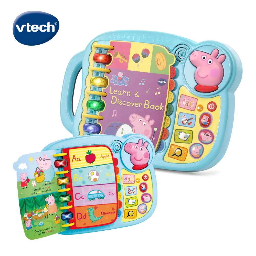 Vtech　粉紅豬小妹-字母故事啟蒙學習有聲書 歷史價格詳細信息