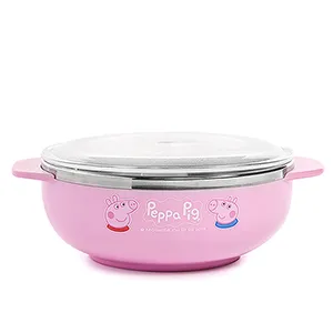 Peppa Pig 佩佩豬 不鏽鋼雙耳隔熱餐盒450ml(單入)【佳兒園婦幼館】 歷史價格詳細信息