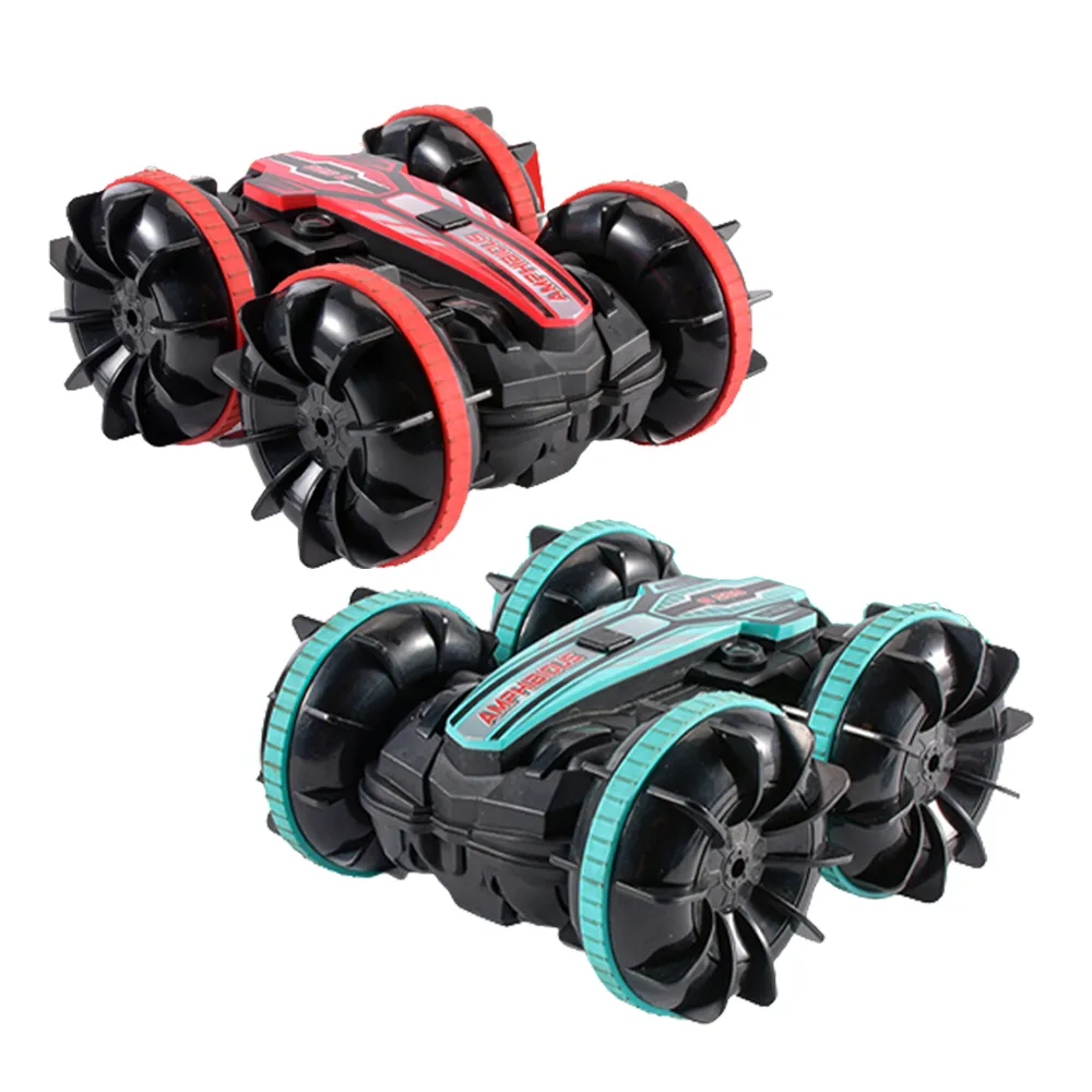 【CS22】水上兩棲特技坦克兒童遙控玩具四驅水陸車2色(藍色/紅色) 歷史價格詳細信息