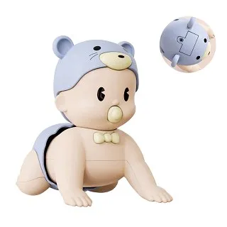 【Mesenfants】早教玩具 電動爬行娃娃 萌兔寶寶音樂益智玩具 歷史價格詳細信息