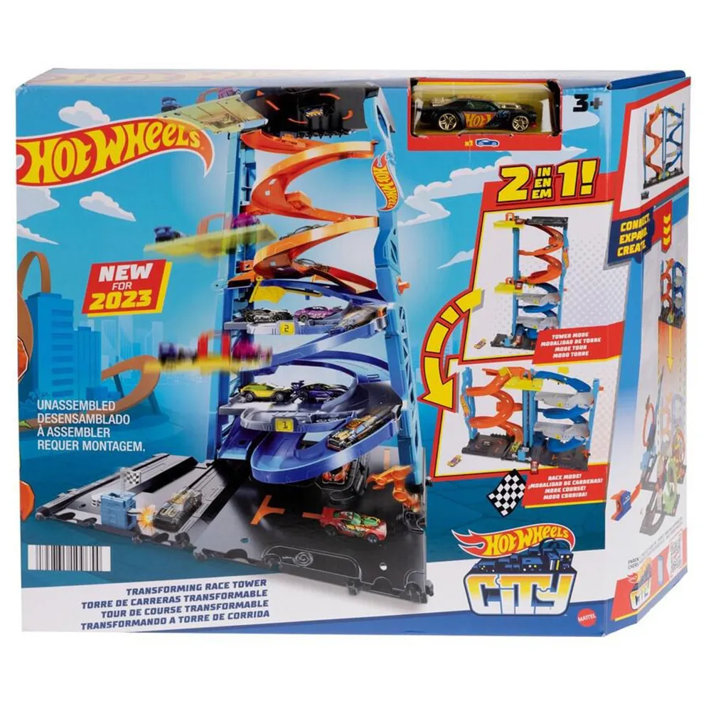 Mattel 風火輪城市競賽塔 Hot Wheels 場景 軌道 遊戲組 小汽車 1:64 正版 美泰兒 歷史價格詳細信息