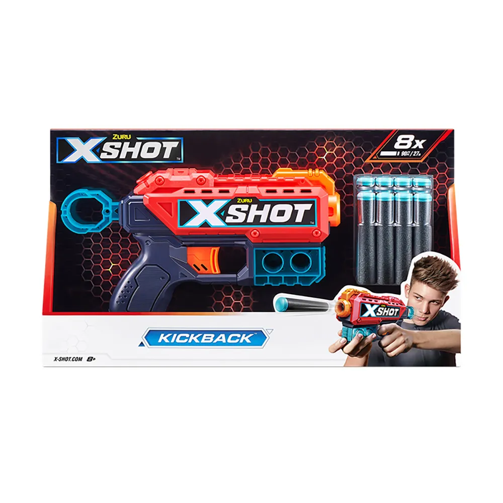 《 X-SHOT 》X射手MK3_8發(內附8顆子彈)玩具 兒童 禮物 遊戲 安全子彈 軟彈槍 歷史價格詳細信息