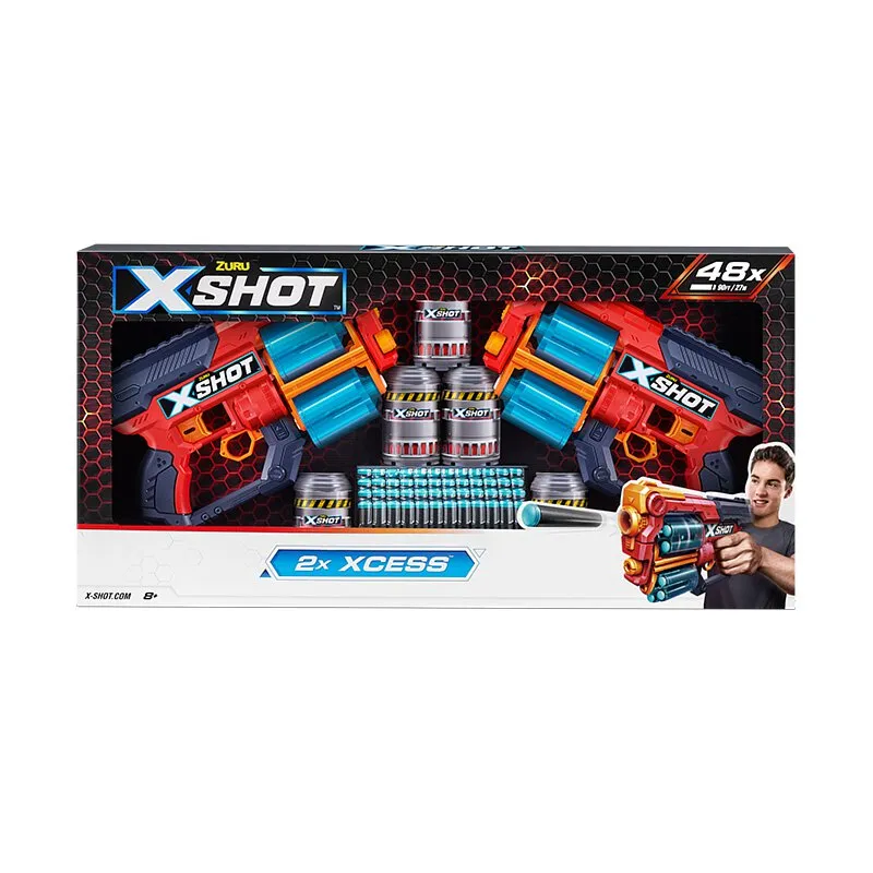 X射手 X-Shot赤火系列-雙管特警 Zuru 正版 振光玩具 歷史價格詳細信息