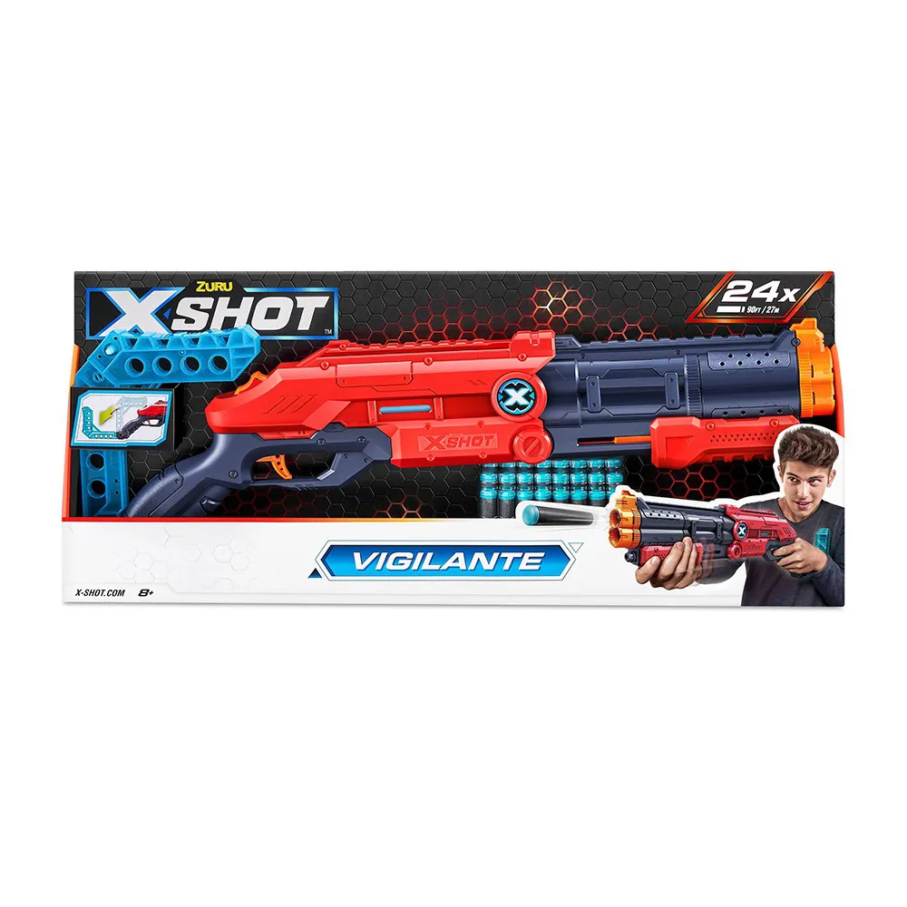 X射手 X-Shot赤火系列-雙管特警 Zuru 正版 振光玩具 歷史價格詳細信息