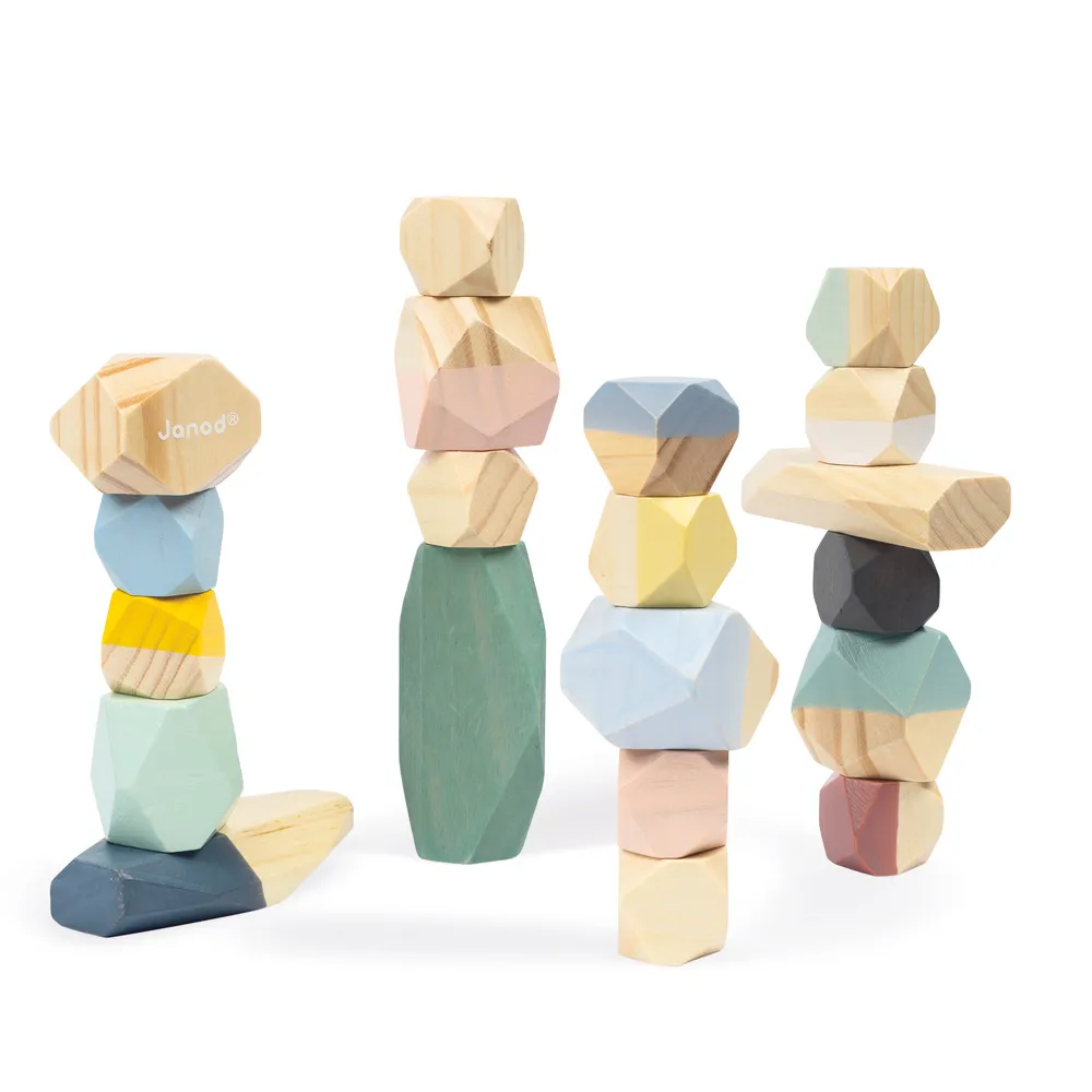 【法國Janod】北歐簡約木玩-奇形怪石/ 積木 / 專注力 / 手眼協調 歷史價格詳細信息