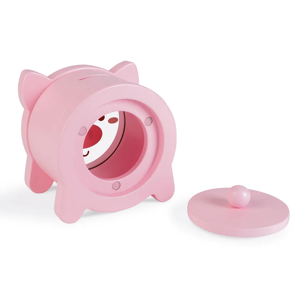 法國Janod童趣生活存錢筒[多款可選]  兒童玩具 存錢筒 木頭玩具【台灣現貨】 歷史價格詳細信息