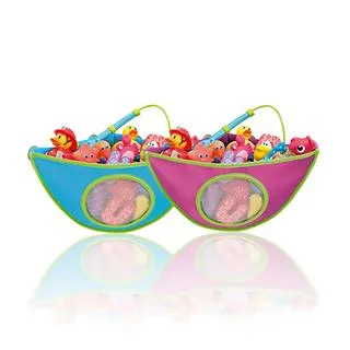 浴室收納袋 洗澡玩具收納袋 瀝水網袋 大開口收納網袋 附掛鈎-雪倫小舖 歷史價格詳細信息