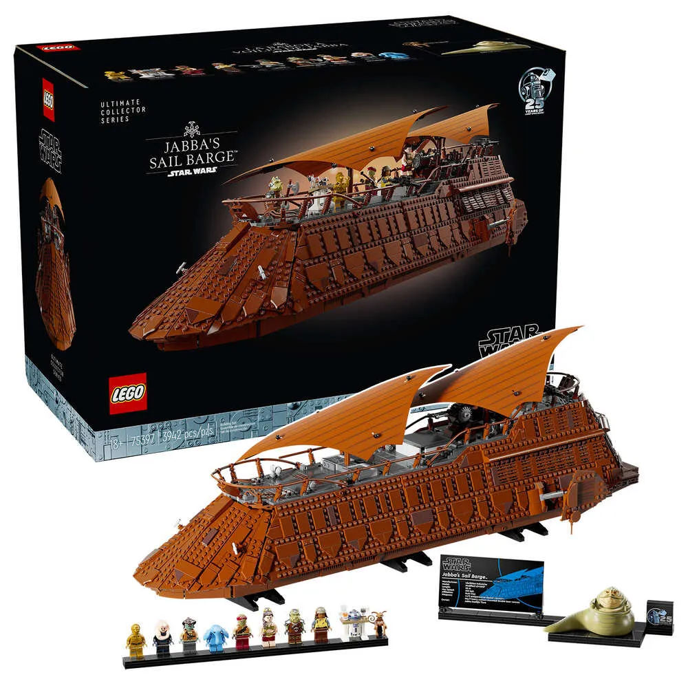 LEGO 75397 賈霸飛船 Jabba's Sail Barge 星戰UCS系列  12月到貨 歷史價格詳細信息