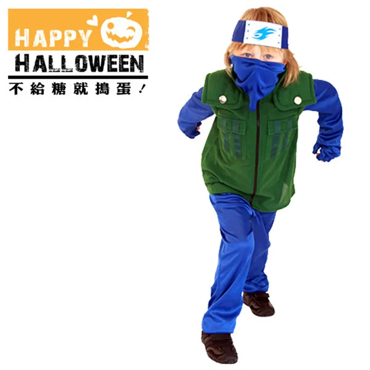 【派對造型服/道具】萬聖節裝扮 4件式水之忍者服 GTH-1128 歷史價格詳細信息