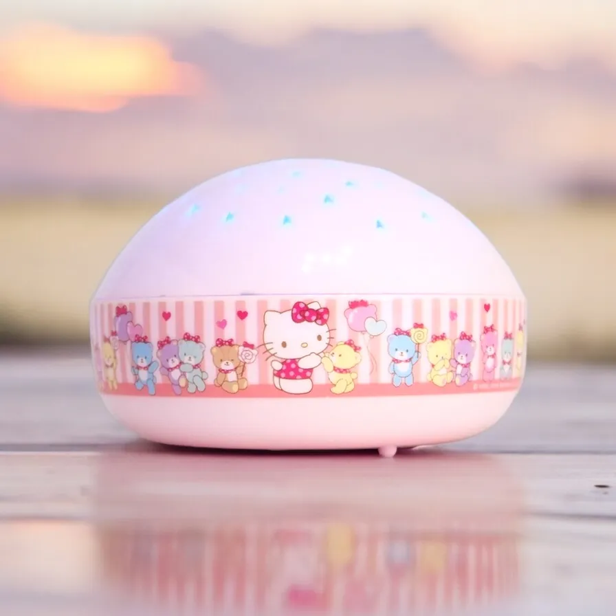 Lumitusi Hello Kitty旋轉音樂點點夜燈星空投影燈 音樂走馬燈 點點投射燈 LED 歷史價格詳細信息
