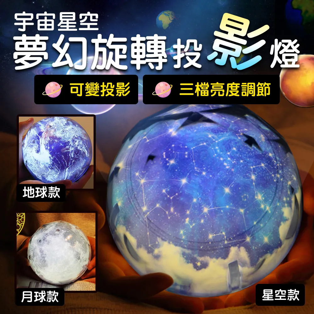 宇宙星空夢幻旋轉投影燈(4入組) 歷史價格詳細信息