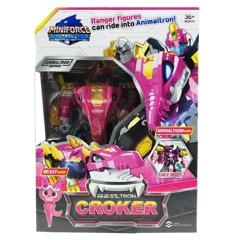 【MINIFORCE 迷你特工隊】百獸機甲 巨鱷夸克(男孩 機器人) 歷史價格詳細信息