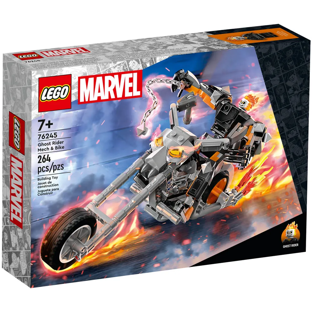 LEGO樂高 LT76245 Ghost Rider Mech & Bike Super Heroes系列 歷史價格詳細信息