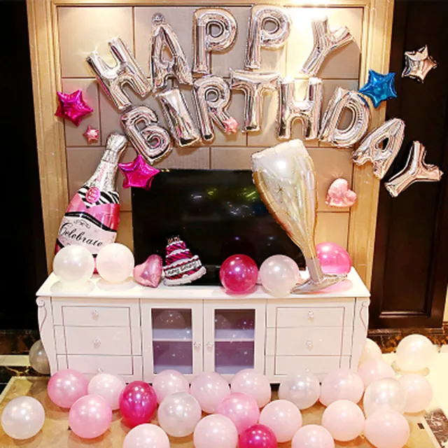 派對驚喜生日氣球套餐組 附打氣筒+膠帶 派對布置 生日氣球 聚會 慶祝 DIY 媽咪寶貝 現貨 廠商直送 歷史價格詳細信息