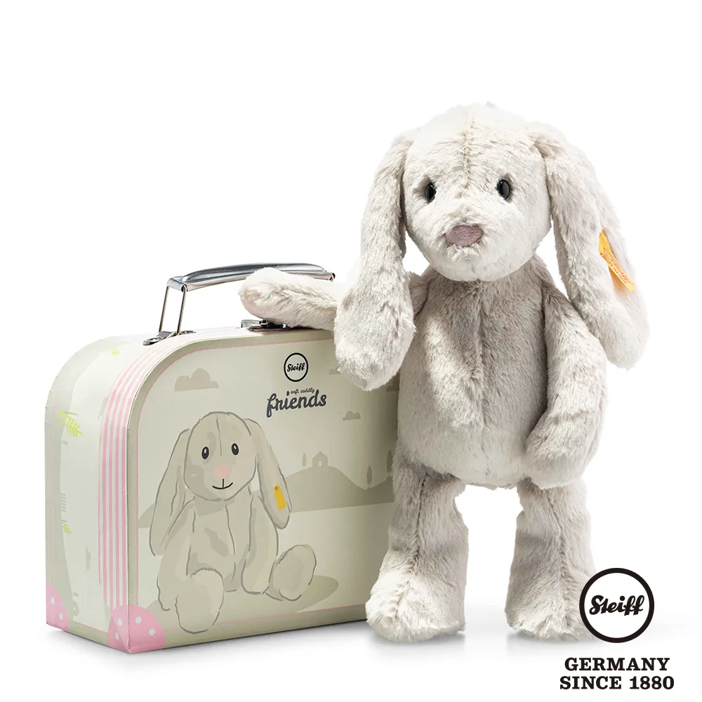 STEIFF德國金耳釦泰迪熊 Hoppi Rabbit 粉紅兔子(嬰幼兒安撫巾) 歷史價格詳細信息