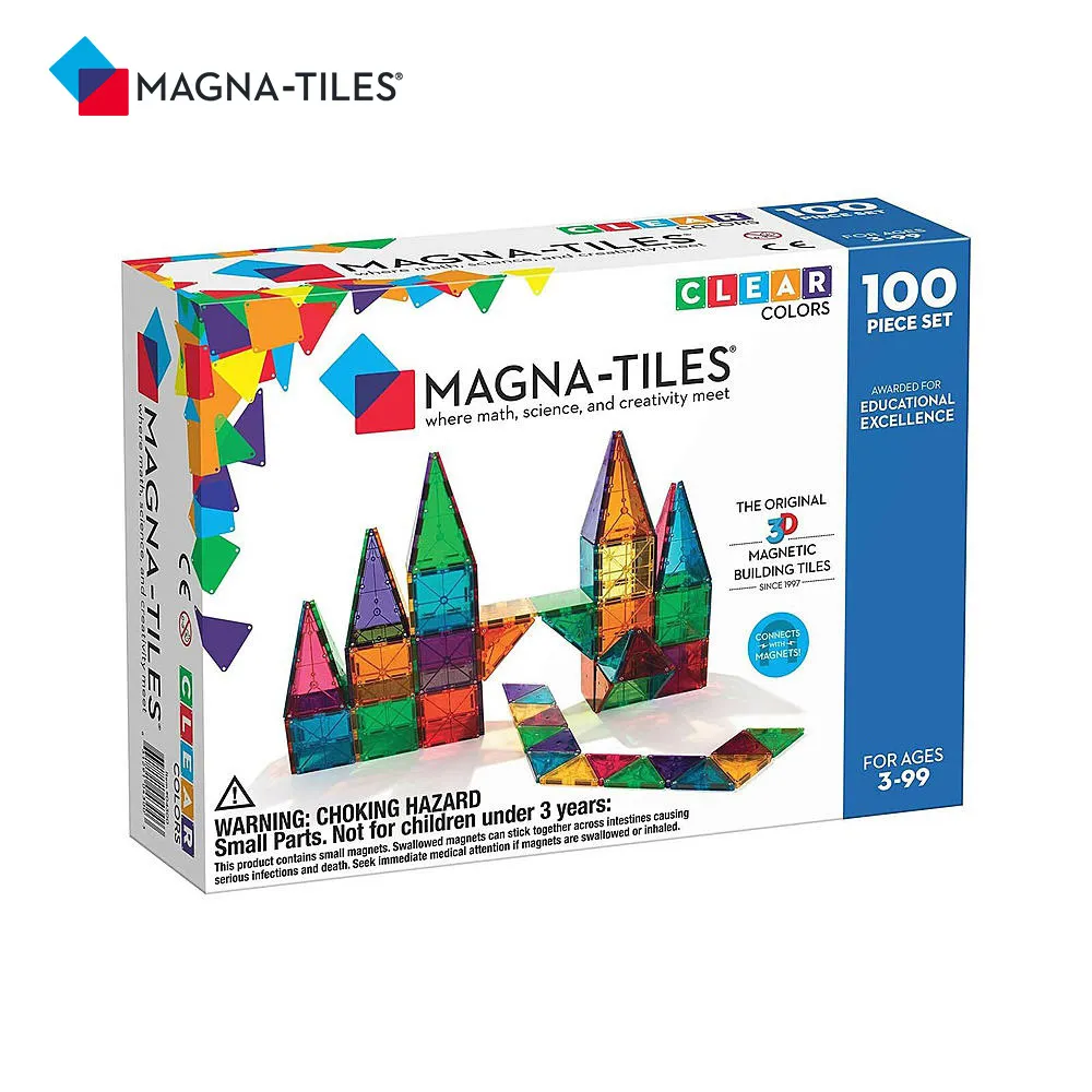 Magna-Tiles®彩色透光磁力積木 可透過光線的彩色磁性積木 歷史價格詳細信息