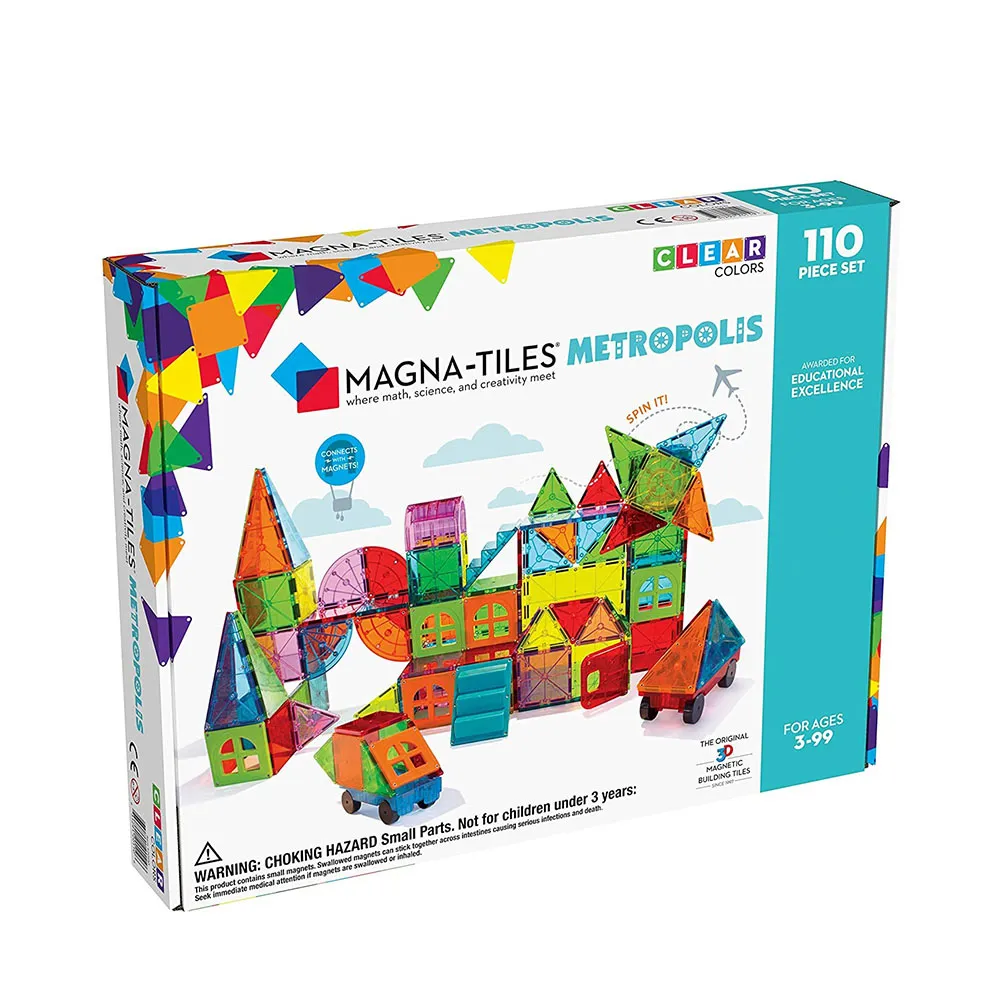 Magna-Tiles 都市磁力積木110片|磁性積木【麗兒采家】 歷史價格詳細信息