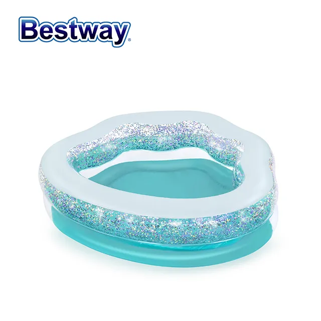【愛而富L&R】Bestway 亮片貝殼充氣泳池 150x127x43cm 歷史價格詳細信息