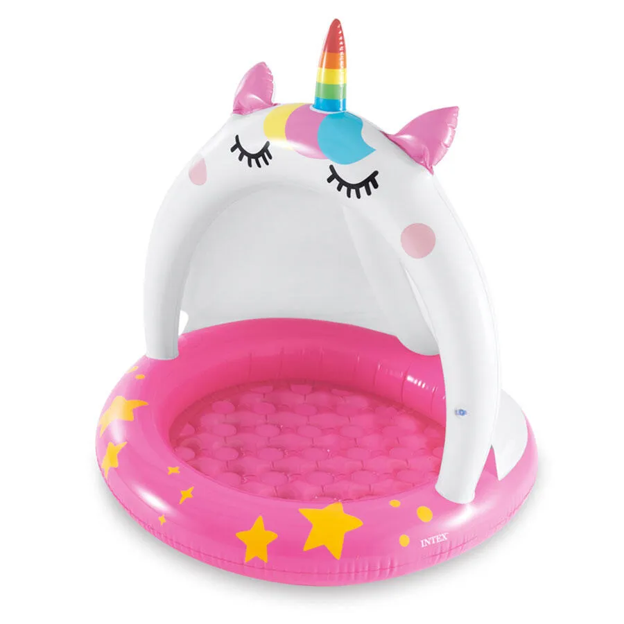 【INTEX】獨角獸噴水戲水游泳池272*193*104cm_151L 適用2歲+(57441) 歷史價格詳細信息