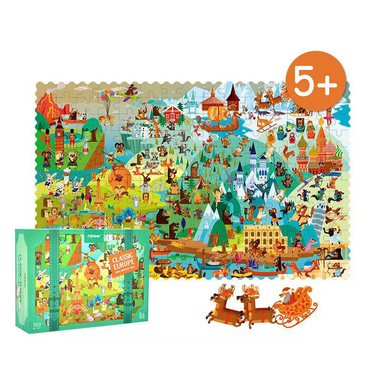 MiDeer 手提盒拼圖-我們的世界(100片)  [ 台灣總代理官方直營店 ] 歷史價格詳細信息