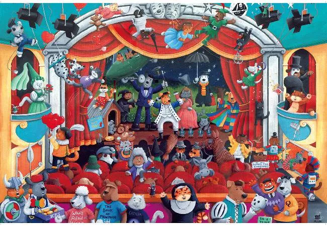 【VOX福思】毛小孩 - VE1000-10 貓貓狗狗博物館 1000片拼圖 歷史價格詳細信息