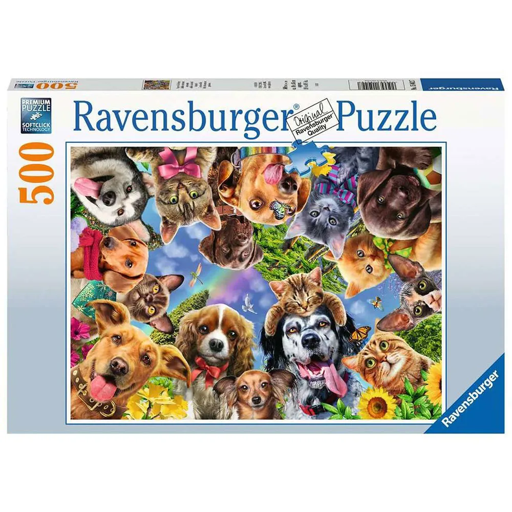 德國Ravensburger維寶拼圖 動物自拍 (500片) RV15042 歷史價格詳細信息