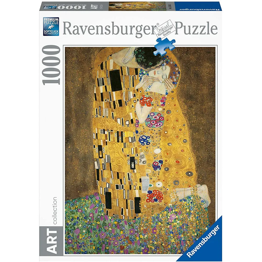 德國Ravensburger 維寶拼圖 名畫系列Kiss(1000P) RV15743 歷史價格詳細信息