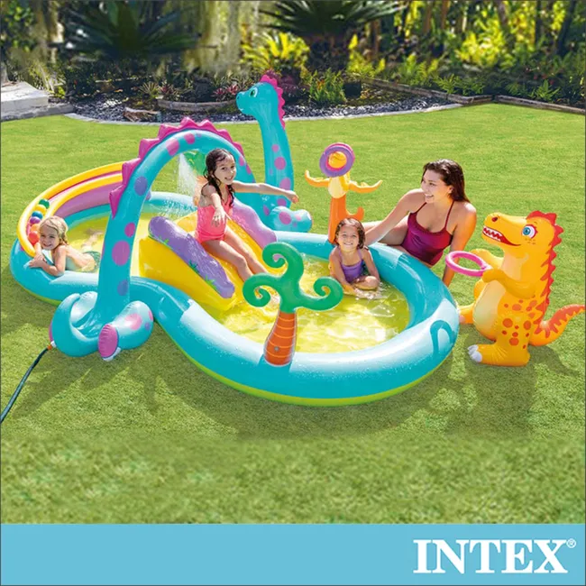 INTEX 恐龍噴水戲水游泳池249x191cm(57444) 歷史價格詳細信息
