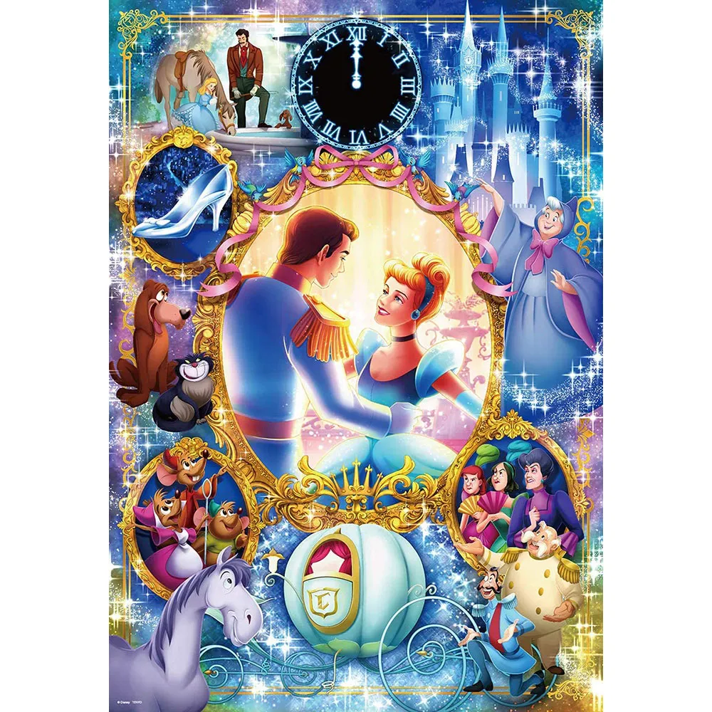 【TENYO】1000片拼圖 迪士尼家族 美女與野獸墜入愛河(迪士尼 家族) 歷史價格詳細信息