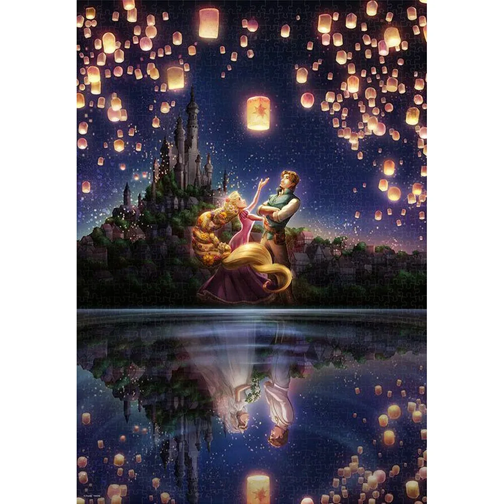 Tenyo拼圖 1000發光片 迪士尼家族 小姐與流氓月光晚餐 歷史價格詳細信息