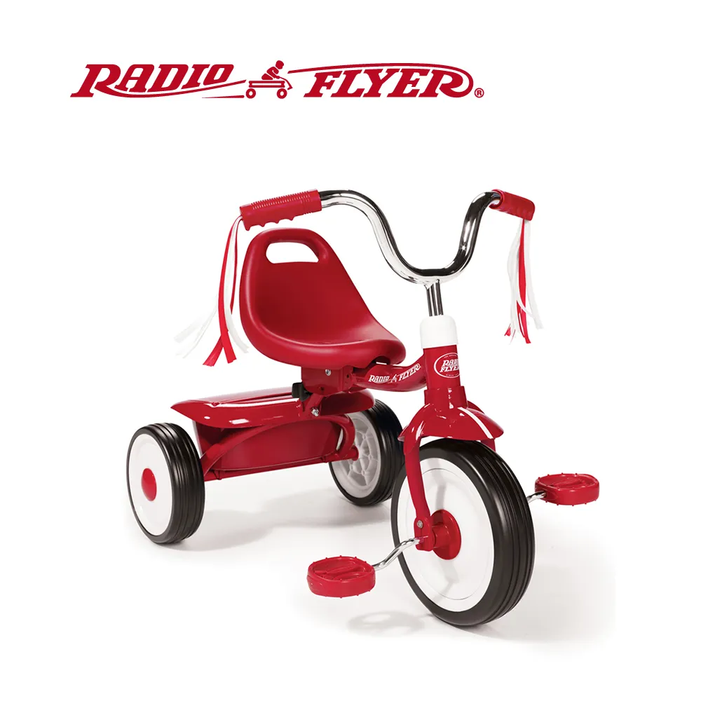 Radio Flyer 紅騎士折疊三輪車(平把)_#415A型 歷史價格詳細信息