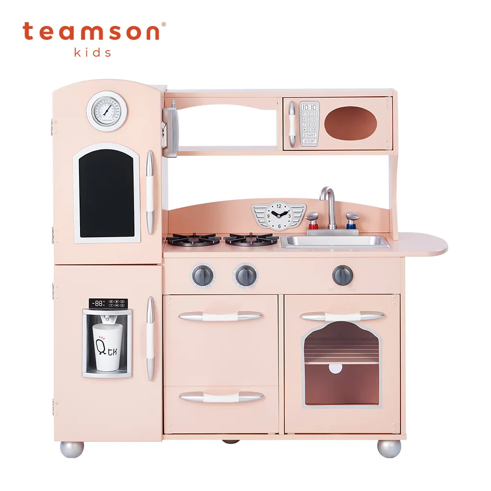 Teamson 奧蘭多北歐風木製廚房玩具-藍綠色 歷史價格詳細信息