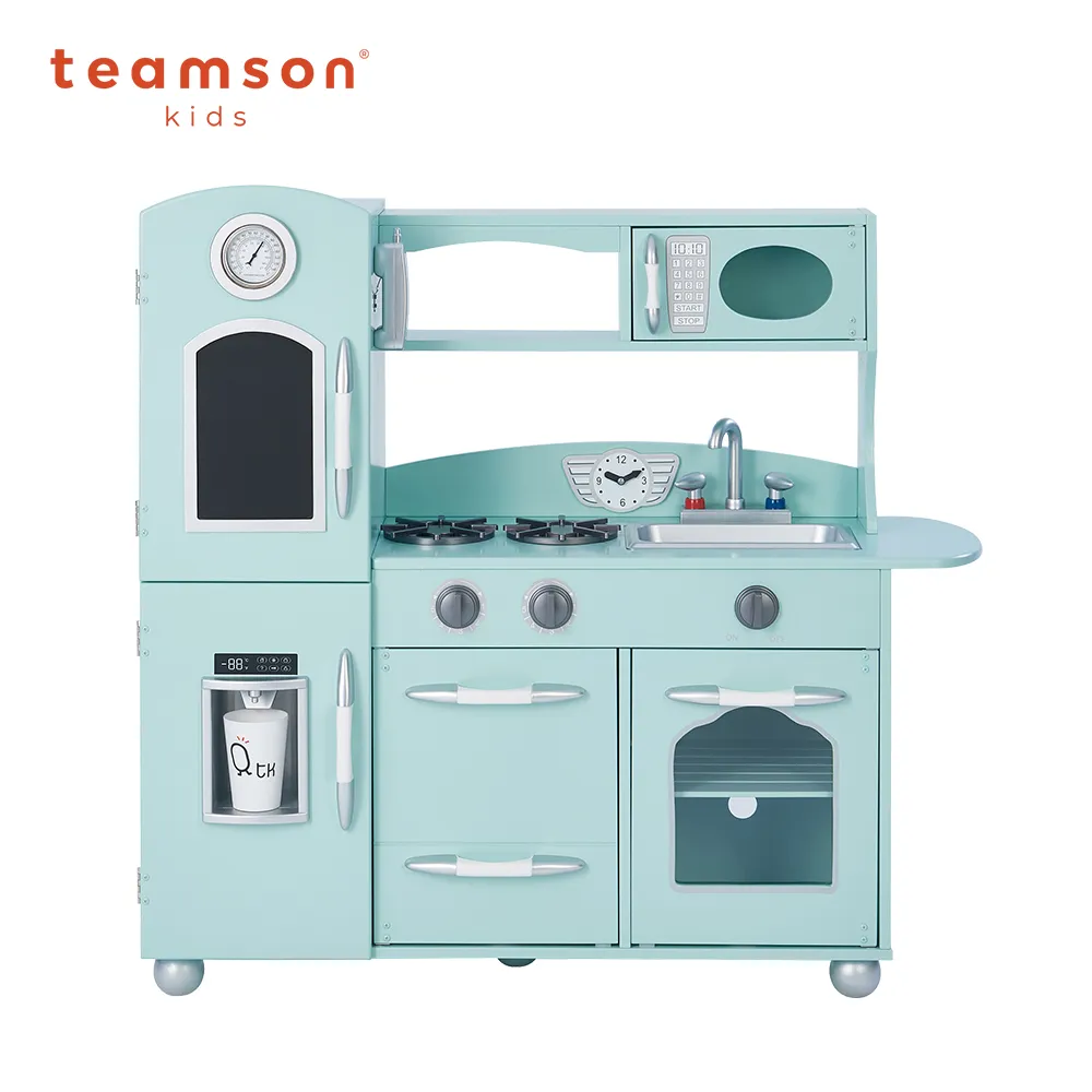 Teamson 奧蘭多北歐風木製廚房玩具-藍綠色 歷史價格詳細信息