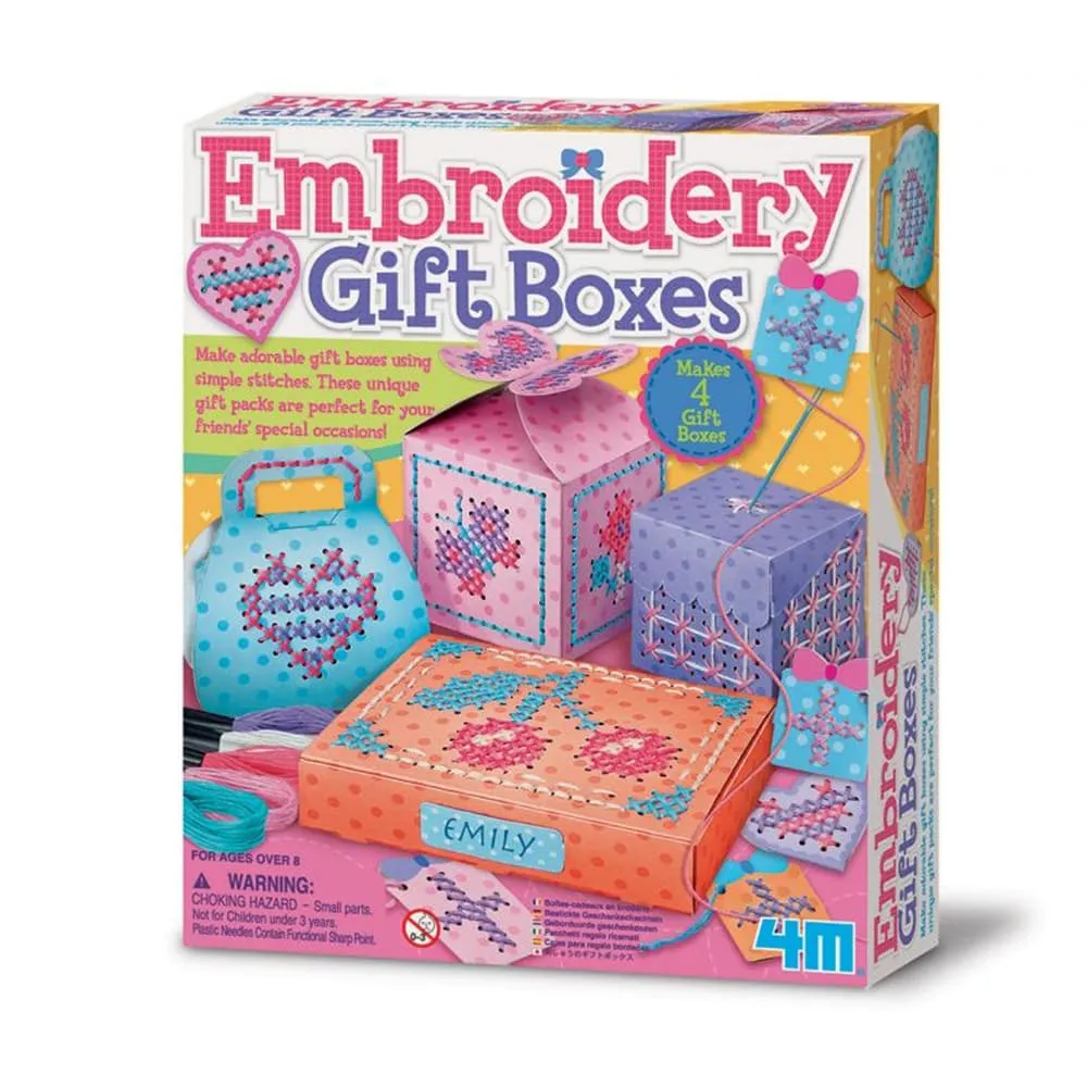 4M 美勞創作  刺繡禮物盒 Embroidery Gift Boxes 歷史價格詳細信息