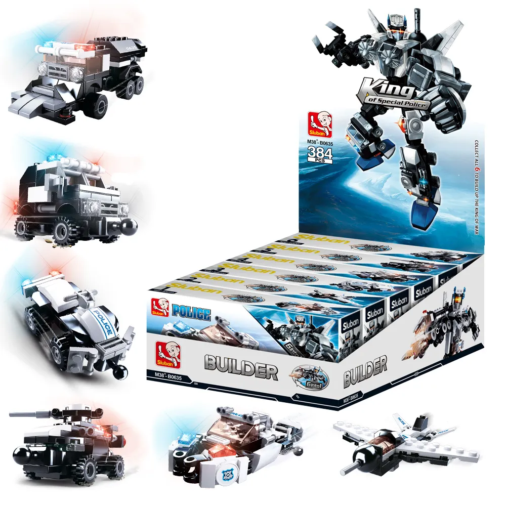 Sluban變形合體積木-警察套組B0638B 日華好物 歷史價格詳細信息