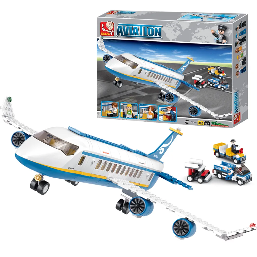 男孩積木積木-空中巴士B0366 Sluban變形合體積木 日華好物 歷史價格詳細信息