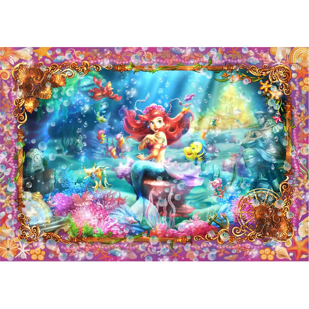 Tenyo  小美人魚 愛麗兒  96片  拼圖總動員  迪士尼  兒童  日本進口拼圖 歷史價格詳細信息