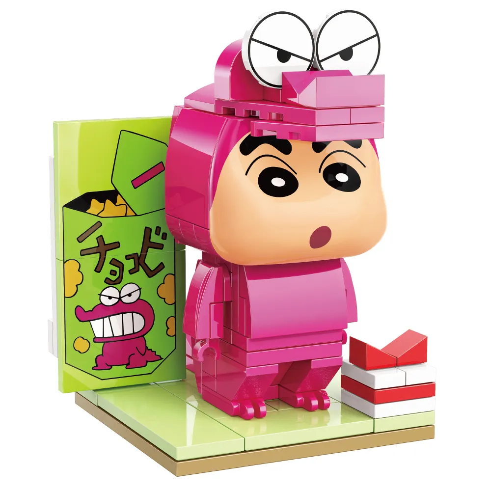 QMAN 蠟筆小新公仔 肥嘟嘟左衛門小新 QM46731 公司貨 啟蒙積木 歷史價格詳細信息