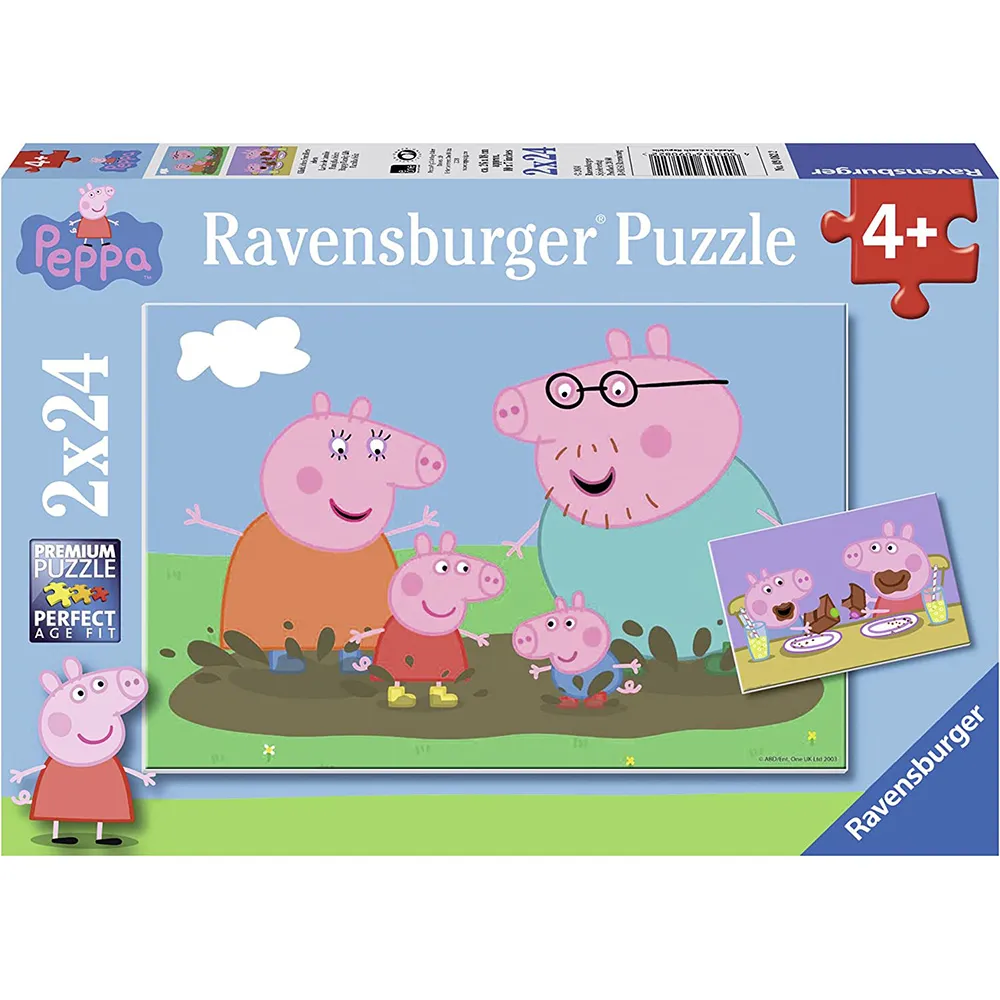 【Ravensburger】維寶拼圖 佩佩豬 2*24片 歷史價格詳細信息