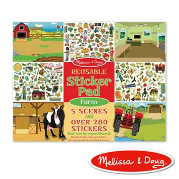 美國 Melissa & Doug   貼紙簿-可重複貼-居家 歷史價格詳細信息