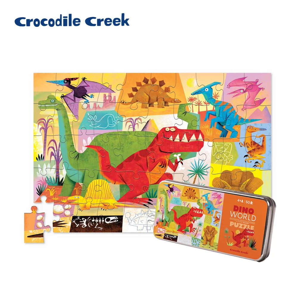【美國Crocodile Creek】鐵盒童趣拼圖-鯊魚世界-50片 歷史價格詳細信息