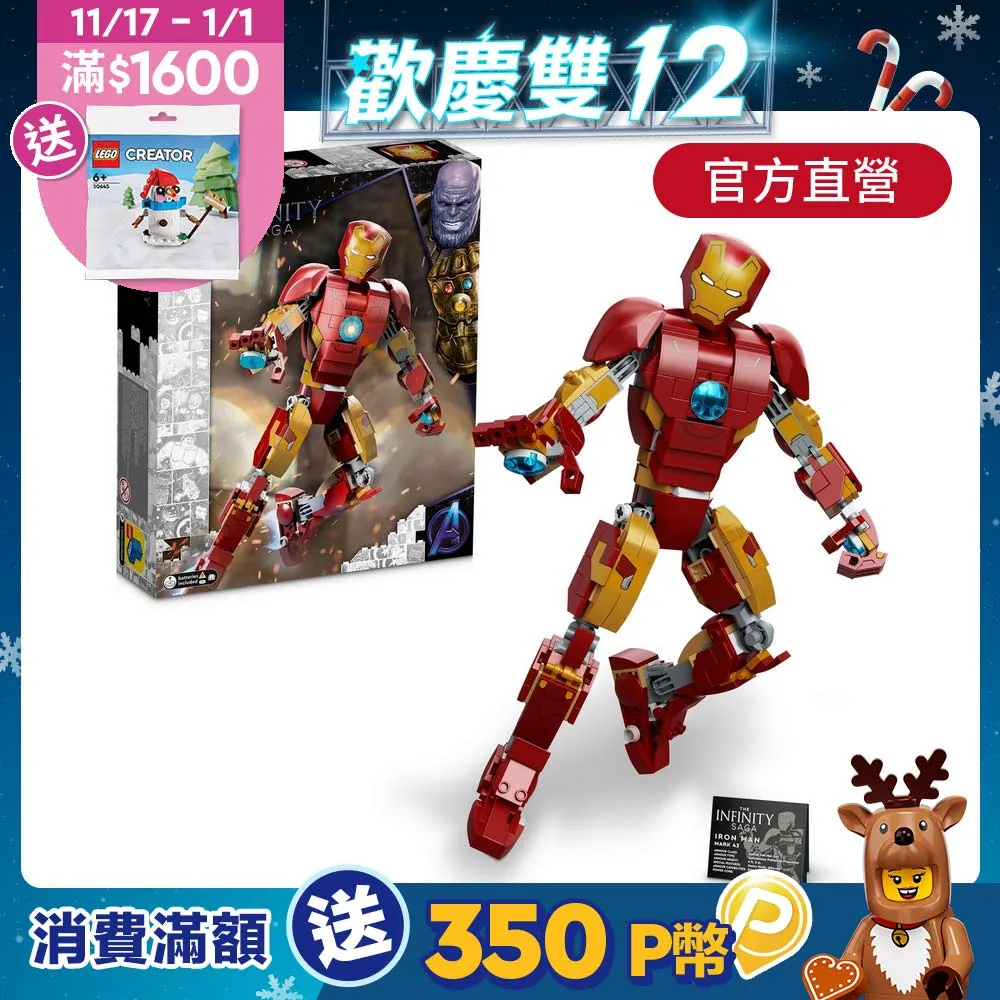 LEGO樂高 Marvel超級英雄系列 76206 Iron Man Figure 歷史價格詳細信息