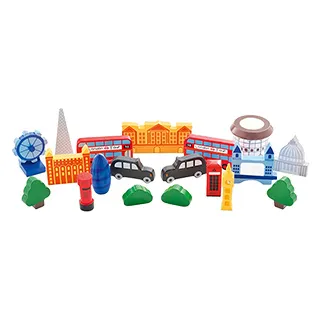 英國 JoJo Maman BeBe 超優質/益智/積木/五感/玩具_實木系列_手拉野生動物走走_JJE6519 歷史價格詳細信息