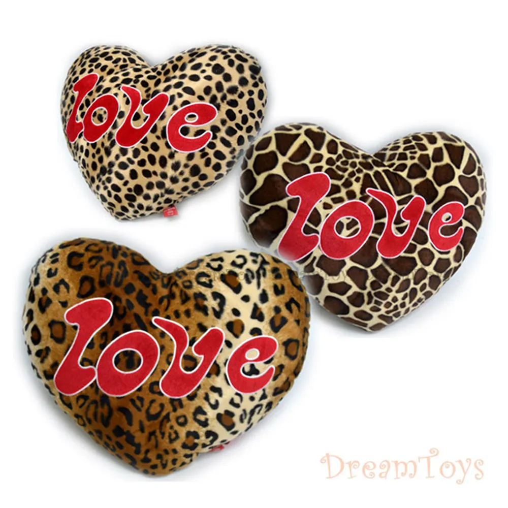 16吋豹紋愛心絨毛娃娃/抱枕 歷史價格詳細信息