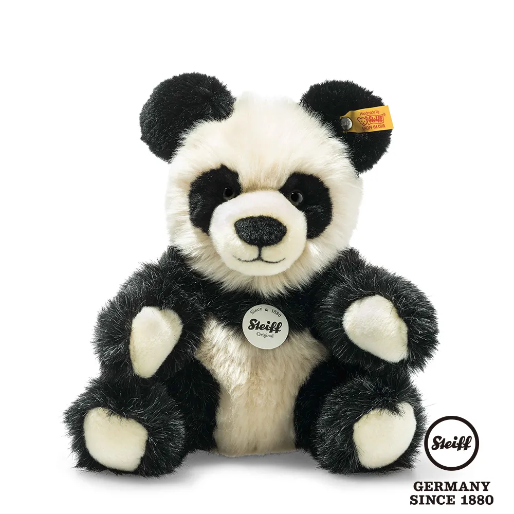 STEIFF德國金耳釦泰迪熊-Manschli Panda (動物王國_黃標) 歷史價格詳細信息