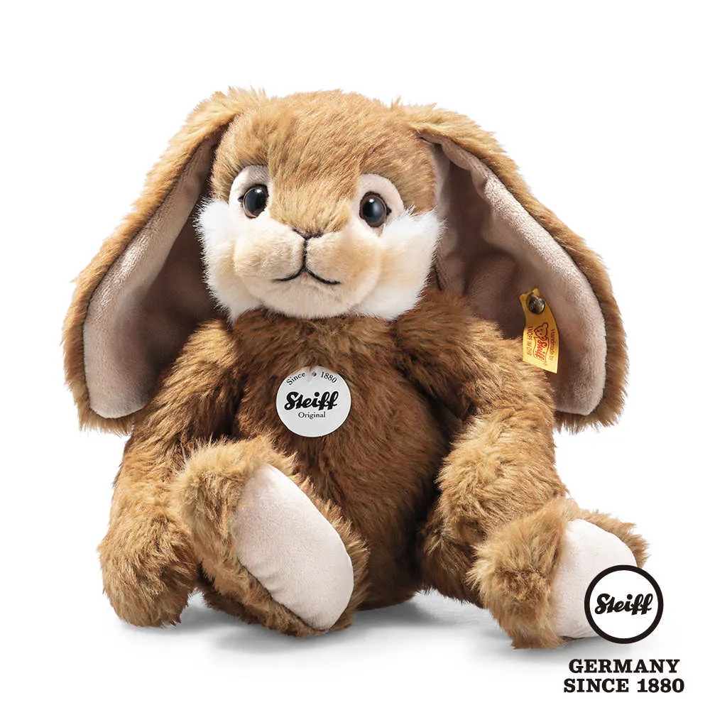 STEIFF德國金耳釦泰迪熊 Bommel dangling rabbit 兔子 28cm (動物王國_黃標) 歷史價格詳細信息